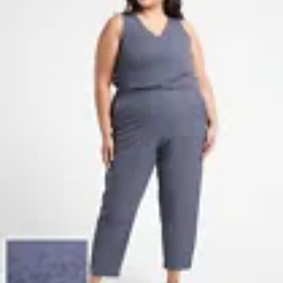 NWTAthleta Brooklyn Textured Jumpsuit Medieval Violet - Picture 2 of 11